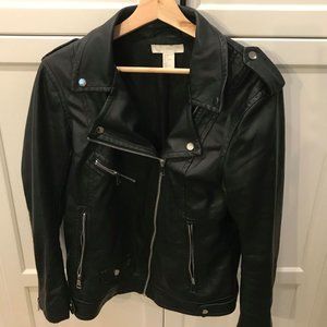 Ladies Faux Leather Jacket